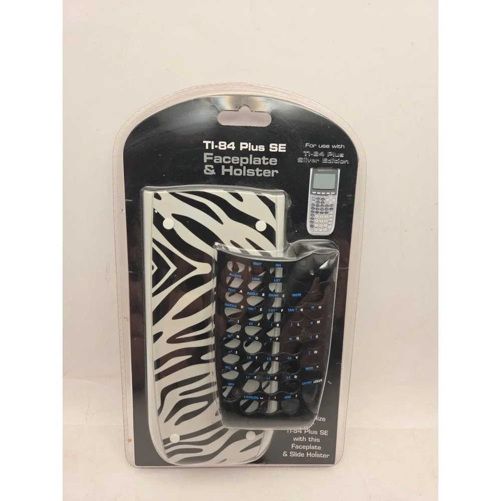 Ti- 84 plus SE Protective Cover Calculator Faceplate & Holster Case SmoothTalk